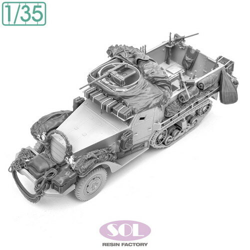 SOL MODEL 1/35 WWII アメリカ M3A1ハーフトラック アクセサリーセット(ドラゴン用) 【MM1006】 (プラモデル)