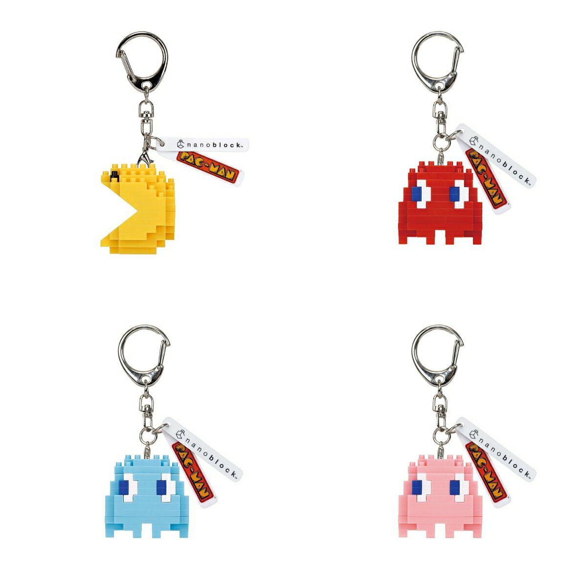 【セット商品】PAC-MAN n-fig 4種（パックマン＋ブリンキー＋インキー＋ピンキー）