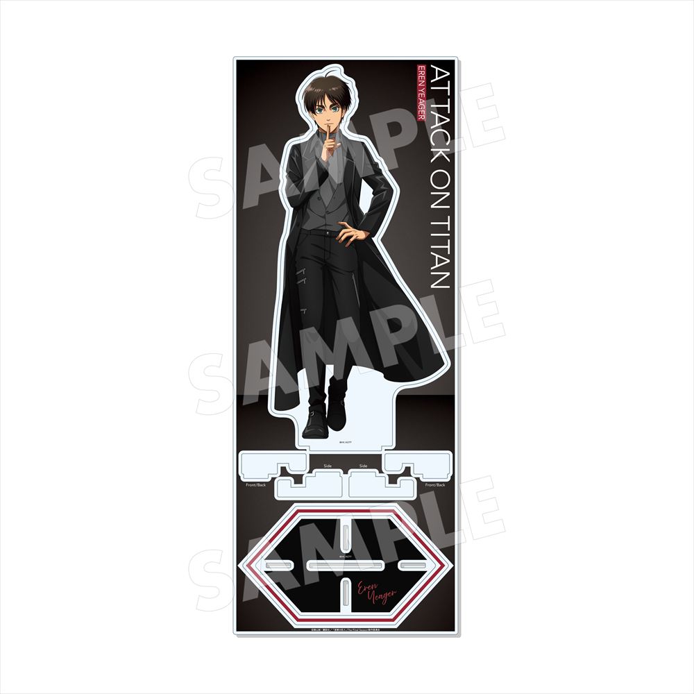 進撃の巨人 Black & White ver． アクリルスタンド（L） ／01 エレン（Black）