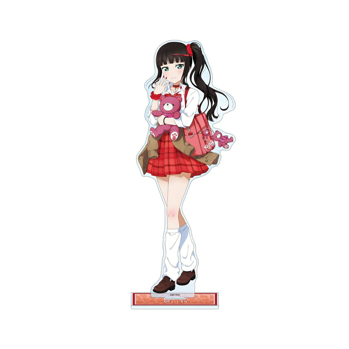 本体：（約）27.7×10.6cm
台座：（約）9.3×4cm
厚み：3mm
