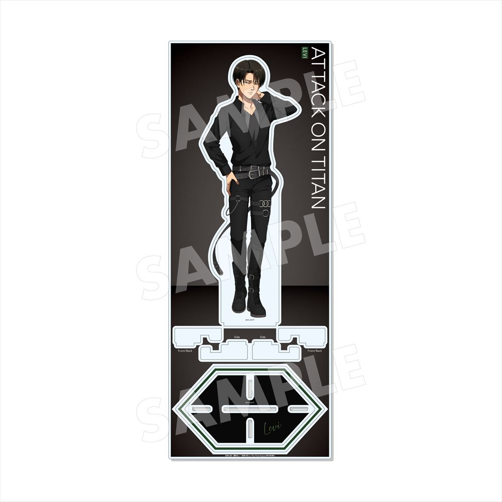 進撃の巨人 Black & White ver． アクリルスタンド（L） ／02 リヴァイ（Black）