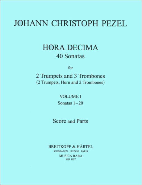 【輸入楽譜】ペーツェル, Johann Christoph: 午前十時の音楽(塔の音楽) 第1巻: 第1番ー第20番/Lumsden編: スコアとパート譜セット [ ペーツェル, Johann Christoph ]