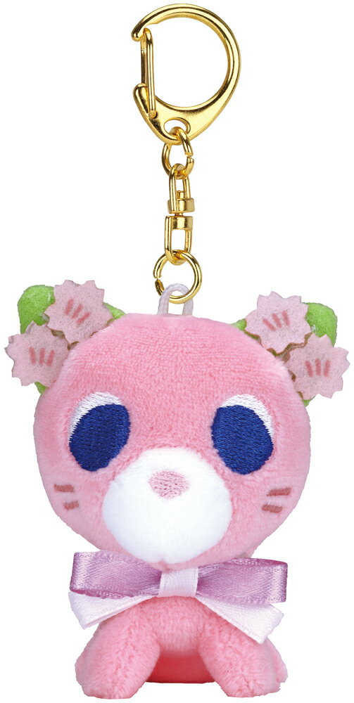 お茶犬 サクラ　キャラクター マスコット ぬいぐるみキーホルダー