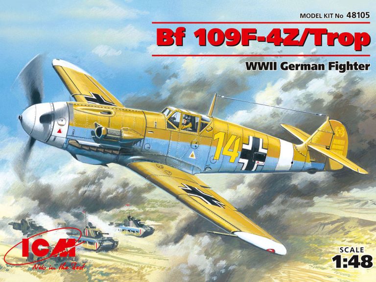 1/48 メッサーシュミット Bf109F-4Z/Trop 【48105】 (プラモデル)