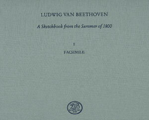 【輸入楽譜】ベートーヴェン, Ludwig van: ベートーヴェン, 1800年夏のスケッチ集: Op.18/1, 2, 6, Op.22, その他の作品/1996年 クラマー編集版