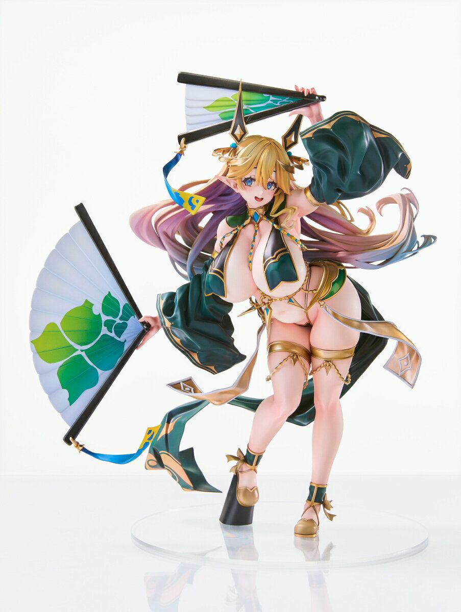 オリジナルフィギュアシリーズ『エルフ村』より、朗らかな笑顔と華やかな舞で人々を惹きつける「第20村人 バイラ」を立体化！

バイラは、いつも朗らかで明るく、笑顔の絶えない踊り子エルフ。
誰とでもすぐに打ち解けられる親しみやすい性格で、彼女のまわりには自然とにぎやかな空気が広がります。
一方で、実は負けず嫌いな一面も。
人目につかないところでひっそりと舞の鍛錬に励んでおり、そのしなやかな動きは、舞であると同時に戦闘訓練も兼ねているのだとか……？

軽やかに舞う一瞬を切り取ったような躍動感あふれるポージングで、バイラの明るく華やかな魅力を表現。
大きく広がる扇や、風をはらんだように流れる髪、動きに合わせて揺れる衣装のラインなど、踊り子らしい見どころを細部まで丁寧に造形しています。
一部パーツは取り外し可能で、異なる衣装の雰囲気をお楽しみいただけます。

朗らかな笑顔としなやかな舞で見る者を魅了する、華やかな踊り子エルフを、ぜひお手元にお迎えください。

全高：約26cm（頭頂高約23cm）

&copy;VERTEX

・ホビー系商品についての諸注意
メーカー都合により発売の大幅な延期が発生する可能性がございます。
予約商品についてはメーカーから順次入荷次第の発送となります。メーカー公表の発売日とは異なる場合がございますのでご了承ください。【対象年齢】：15歳以上【商品サイズ (cm)】(高さ）：26