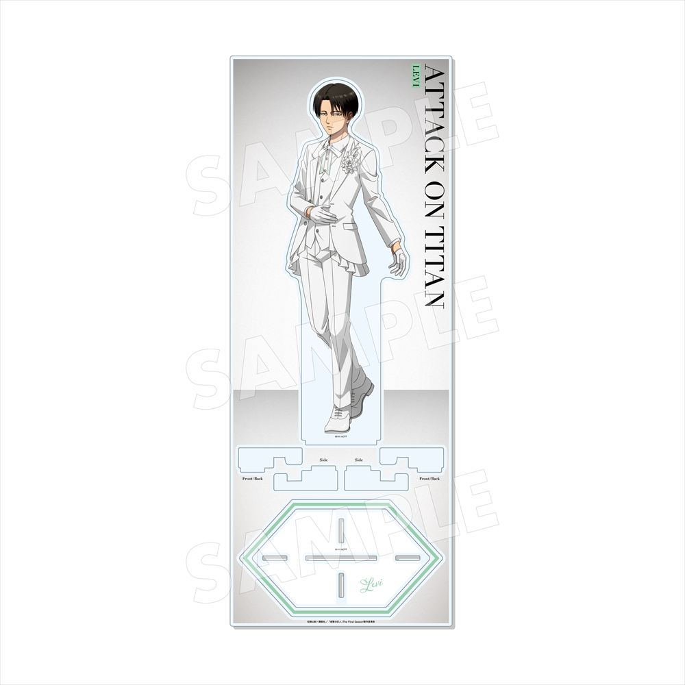 進撃の巨人 Black & White ver． アクリルスタンド（L） ／04 リヴァイ（White）