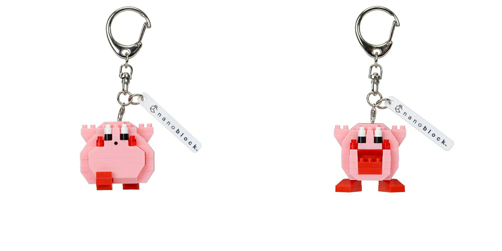 ＜セット内容＞
n-fig 星のカービィ まんぷく ミニ
n-fig 星のカービィ すいこみ ミニ


ーーーーーーーーーーー

組み立て時間ゼロ！ブロックモチーフの持ち歩けるフィギュア、n-fig(エヌフィグ)誕生！！

■ナノブロックを組み立てるのはめんどくさい！でも完成品なら欲しい！そんなワガママに応えたナノブロック型フィギュア。
■キーチェーンは付け外し可能なので、バッグや鍵などにつけたり、フィギュアとして飾ったり、自由に楽しむことができます。
■フィギュアのブロックポッチはナノブロックと同規格になっており、手持ちのナノブロックでプチアレンジが可能です。

(C) Nintendo / HAL Laboratory, Inc.【対象年齢】：15歳以上【商品サイズ (cm)】(幅×高さ×奥行）：5×14×2
