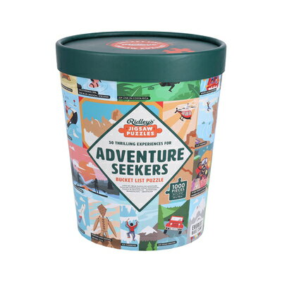 50 Thrilling Experiences for Adventure Seekers 1000-Piece Bucket List Jigsaw Puzzle 50 THRILLING EXPERIENCES FOR A 