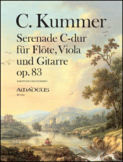 【輸入楽譜】クンマー, Kaspar: セレナード ハ長調 Op.83/Paeuler編: スコアとパート譜セット