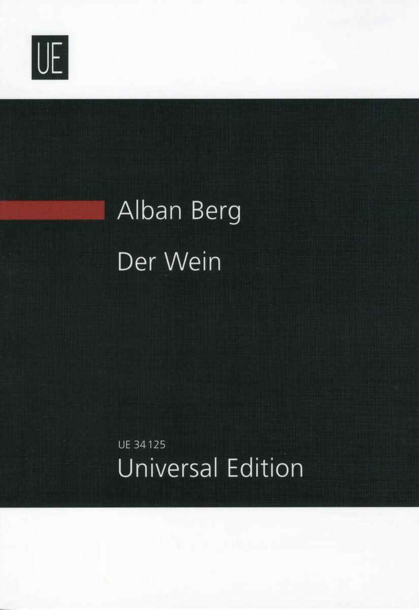 All - 【輸入楽譜】ベルク, Alban: ぶどう酒/Schweizer編: スタディ・スコア [ ベルク, Alban ]