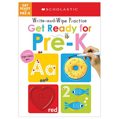 Get Ready for Pre-K Write and Wipe Practice: Scholastic Early Learners (Write Wipe) & WI （Scholastic Learners） [ ]