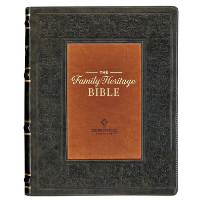NLT Family Heritage Bible, Large Print Family Devotional Bible for Stu...