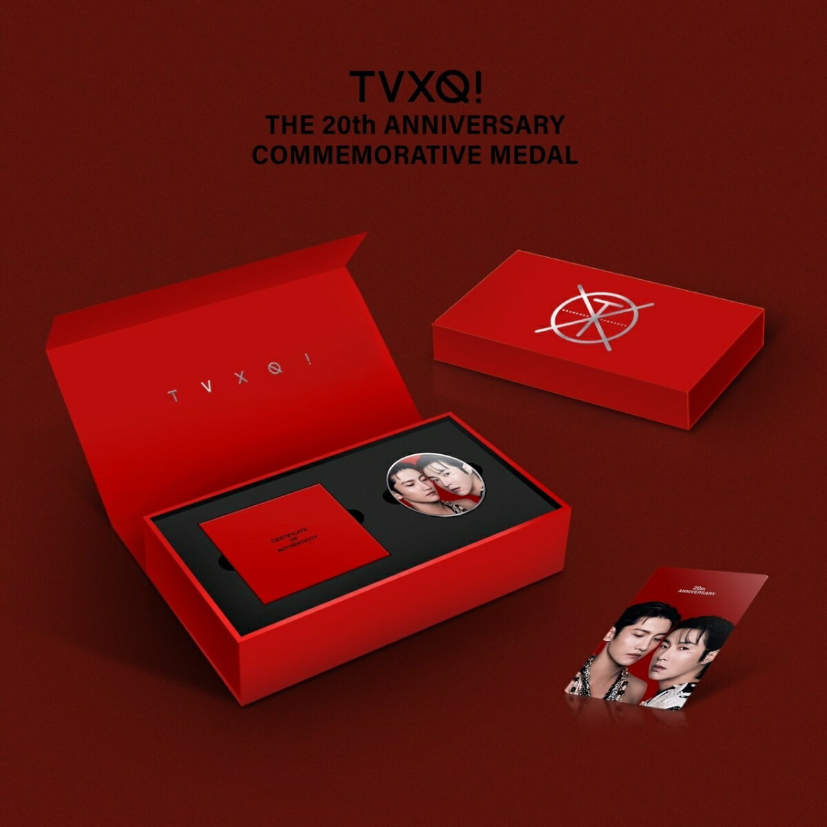 【グッズ】TVXQ! THE 20th ANNIVERSARY COMMEMORATIVE MEDAL（AR CARD PACKAGE）