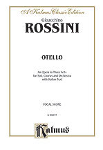 【輸入楽譜】ロッシーニ, Gioachino: オペラ「オテロ」(伊語) [ ロッシーニ, Gioachino ]