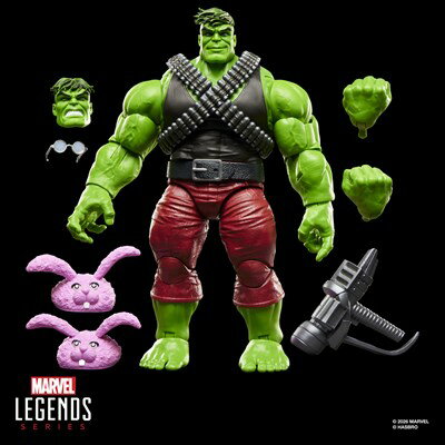ハズブロ（Hasbro）MARVEL マーベル レジェンド シリーズ プロフェッサー ハルク、『インクレディブル・ハルク』 コミックス コレクション用 15 cm サイズ アクションフィギュアセット G2405 正規品