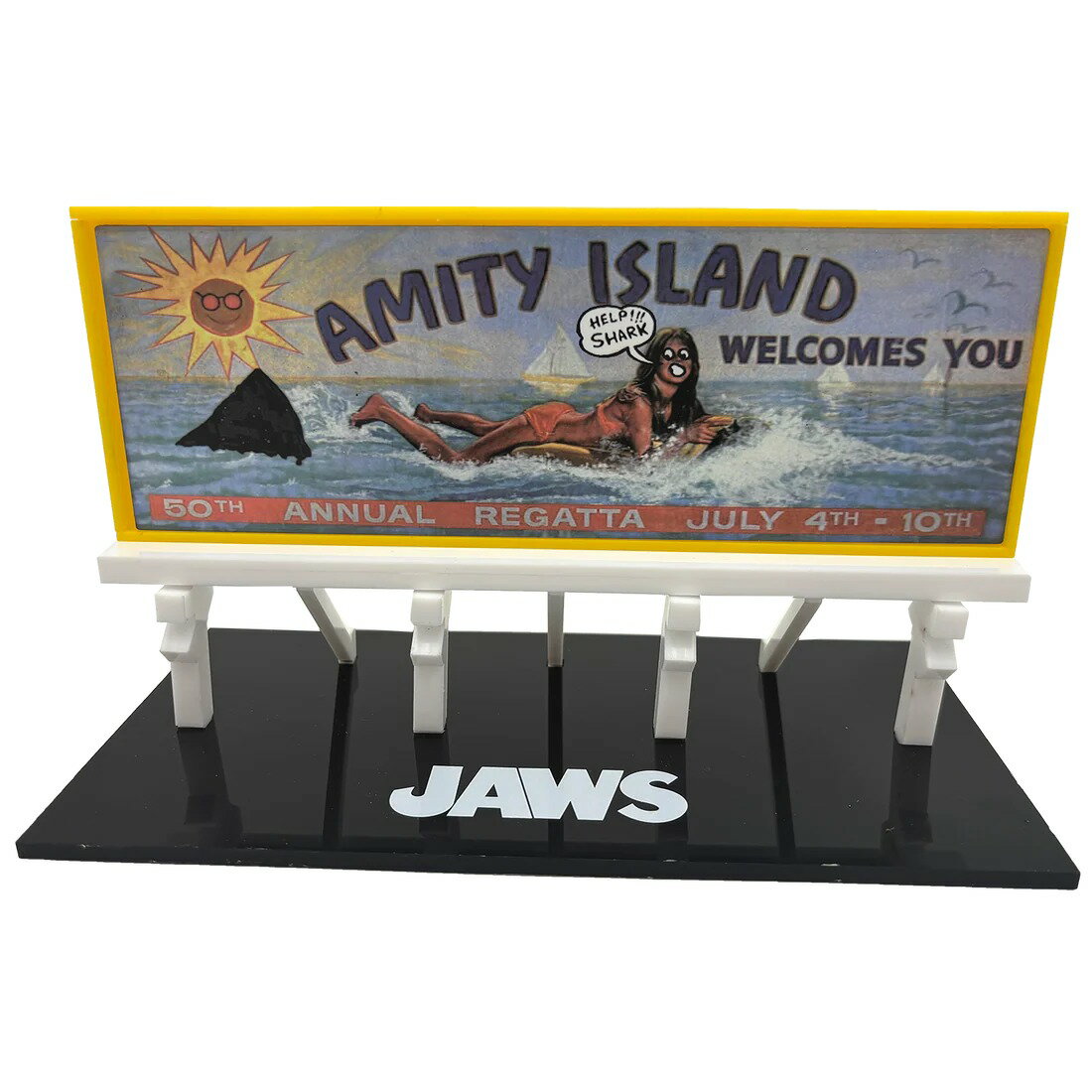 JAWS 『ジョーズ』/ アミティ島 ビルボード スケールプロップレプリカ 【1006283】 (フィギュア)