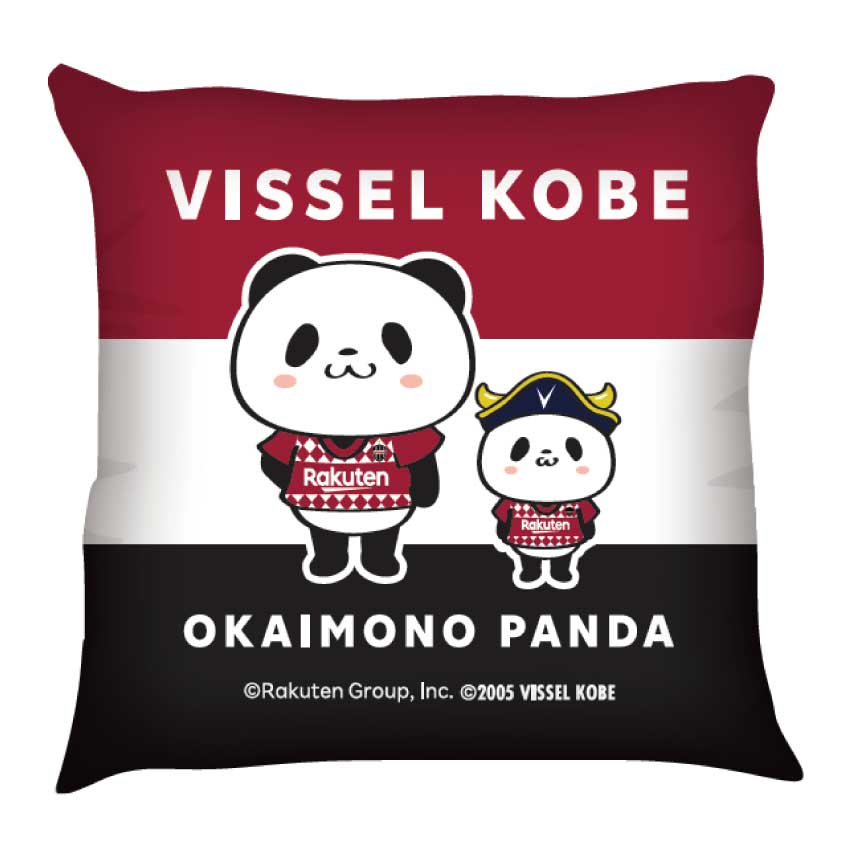 【ポイント交換限定】第二弾【お買いものパンダ｜VISSEL KOBE】コラボクッション(モーヴィVer)