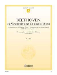 【輸入楽譜】ベートーヴェン, Ludwig van: 創作主題による32の変奏曲 ハ短調 WoO 80