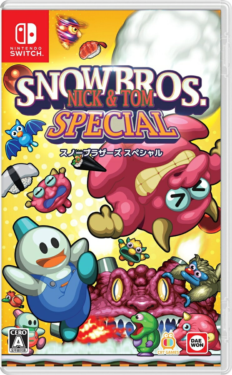 【楽天ブックス限定特典+特典】SNOWBROS. NICK ＆ TOM SPECIAL（スノーブラザーズ スペシャル）(缶バッジ2種セット+【初回外付特典】ステッカー（3枚セット）、マニュアル本)