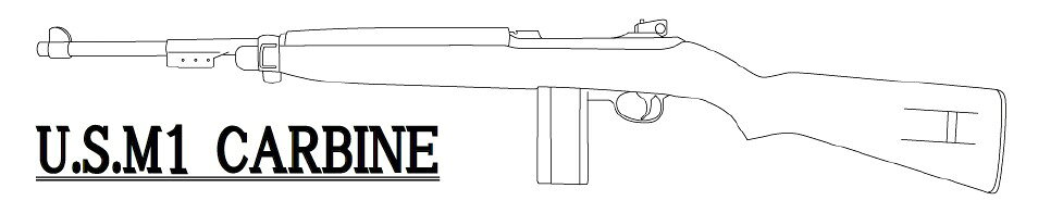 M1カービン ウォールナット ブラウン ブラック (トイガン)【クレジットカード決済限定】