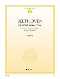 【輸入楽譜】ベートーヴェン, Ludwig van: 「エグモント」序曲 Op.84/Kleinmichel編曲