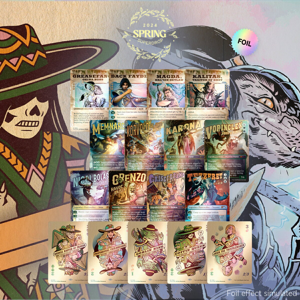 マジック：ザ・ギャザリング Secret Lair Spring Superdrop 2024 Outlaws of Thunder Junction Bundle Foil Edition【クレジットカード決済限定】