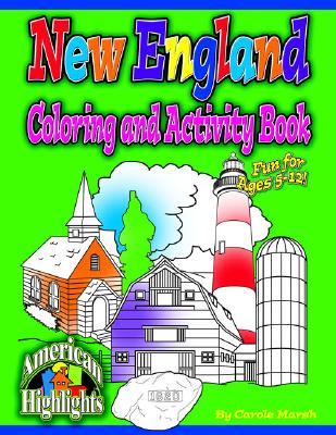 This exciting and educational coloring/activity book parades kids up and down New England, from Mystic Seaport to Acadia National Park, from the Cliff Walk to the Freedom Trail in Boston! Kids travel through New England by way of mazes, dot-to-dots, crossword puzzles, coloring pages, matching, a detailed map, and other fun activities. Kids visit New England's sports teams, museums, famous landmarks, and cultural centers, learning al about New England history, geography, people and much more! This fun-filled, 24-page reproducible book covers: New England Patriots Bershires Green Mountains Hancock Shaker Village Old Starbridge Village Lexington and Concord Plimoth Plantation Narragansett Pier Gilette Castle Martha's Vineyard Cape Cod Lake Wimmipesauke Mystic Seaport Providence Acadia National Park Farnsworth Art Museum Newport's Cliff Walk Vermont Teddy Bear Company Freeport Mount Washington New Bedford Whaling Museum Newport Freedom Trail And lots, lots more!