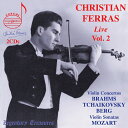 ヴァイオリン作品集発売日：2023年12月15日 Ferras: Vol.2ーbrahms, Tchaikovsky, Berg: Concerto, Saintーsaens, Mozart JAN：0061297822348 DHR8223 Doremi *classic* CD クラシック 協奏曲 輸入盤