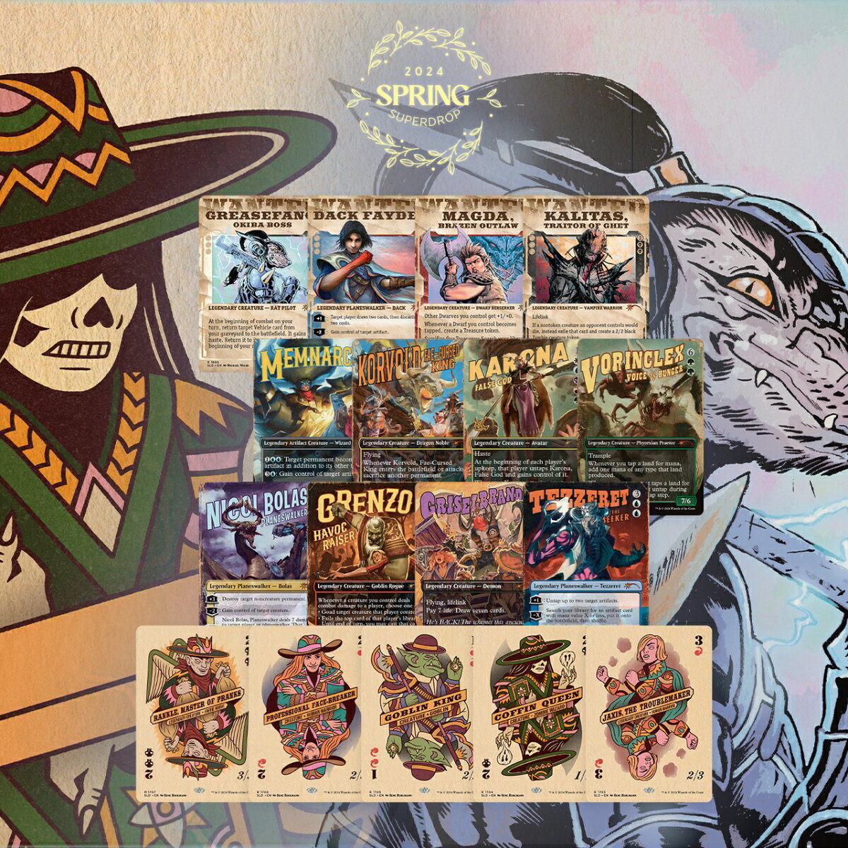 マジック：ザ・ギャザリング Secret Lair Spring Superdrop 2024 Outlaws of Thunder Junction Bundle Non-Foil Edition【クレジットカード決済限定】