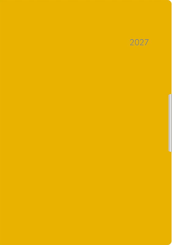 2027年 手帳 1月始まり No.235 フェルテ(R) 5 [イエロー]高橋書店 B6判 ウィークリー