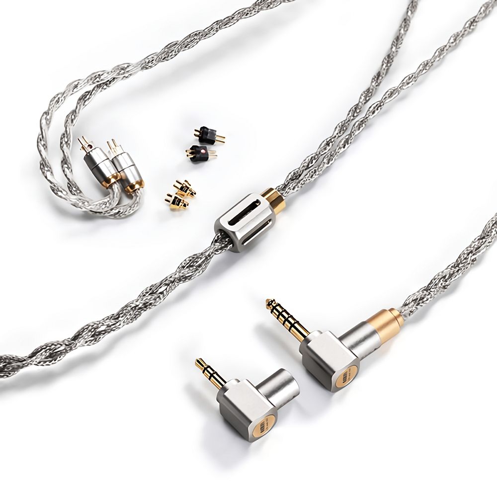 dd HiFi得意のシールドにこだわりつつ、インターフェイスを交換可能なNyx Pinを採用し（ELETECH社と共同開発）
さらにプラグもスイッチ可能な（信頼度の高いMINI XLR 4 Pinを採用）ハイグレード・リケーブル・モデルが登場。

＜商品概要＞
○シールド仕様アップグレード・ケーブル
ddHiFiのNyxシリーズに準拠する内部絶縁素材にNUC高純度ポリエチレンHDPE（日本製）、外部絶縁素に高透明度SoftFlexPVC（米国製）を使用。干渉を抑えます。
また、銀コーティングの外部被膜繊維を採用。ケーブルの柔らかさとノイズ干渉低減を両立しています。

○周波数特性全域に効果をもたらす導体
銀と銅の比率を1：3とし、太くした純銀線の周りに単結晶銅を配置。
インパクトのある低域と中域を確保しながら高域の解像度を大幅に向上させました。

○オーディオ・グレードとしてのスイッチ式ジャック
コネクタはMINI XLR 4 Pinを採用。より一般的で信頼性がすでに確保されているMINI XLR 4 Pinを採用。
またプラグ内配線はハンダ材のバランスを考慮しながら特殊な導体を採用。ddHiFiならではのこだわりを持って取り組みました

○スイッチ式インターフェイス
BC130Proはインターフェイスもスイッチ式です。ELETECH社と共同開発されたNyxPinはネジ式でしっかりと止める機構を採用。
交換用0.78 2Pinは3.0mmタイプと3.5mmタイプの2種類をご用意。こだわりのIEMにピッタリと装着できます。

＜仕様＞
●コア・線材：高純度銀＋単結晶銅（台湾製）リッツ線Type2
●コア・撚り線：0.08mm×7×4（純銀）＋0.05mm×56×4（OCC）
●内部絶縁素材：NUC高純度ポリエチレンHDPE（日本製）
●外部絶縁素材：高透明度SoftFlexPVC（米国製）
●プラグ・コネクター：MINIXLR4pin
●プラグ：4.4mmバランス＋3.5mmシングルエンド
●Nyx Pin：0.78 2pin＋MMCXスイッチ式
●重量（4.4mmプラグ＋MMCXコネクタ含む）：約34g
●長さ：120cm