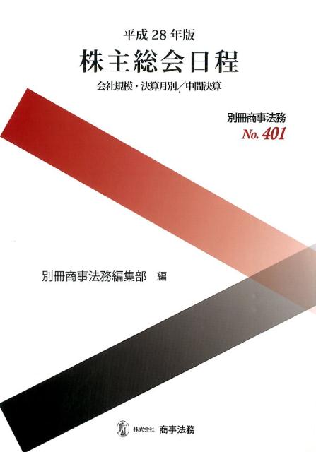 株主総会日程（平成28年版）