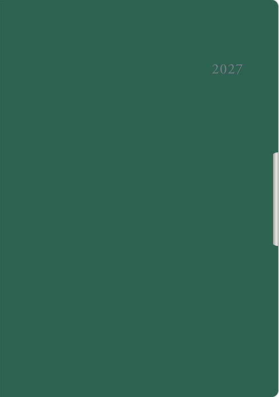 2027年 手帳 1月始まり No.237 フェルテ(R) 7 [モスグリーン]高橋書店 B6判 ウィークリー