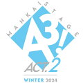 MANKAI STAGE『A3!』ACT2! 〜WINTER 2024〜の
公演内で披露された楽曲を収録したCDが発売決定！

ーーーーーーーーーーーーーーーーーーーーーーーー
観客動員数50万人突破の大人気シリーズ最新作！

ダウンロード数800万突破の大人気イケメン役者育成ゲーム『A3!』を原作とし、
2018年の舞台化から、常にその魅力を開花し続けてきたMANKAI STAGE『A3!』シリーズ。
ライブ公演や実写映画など、舞台の枠を超えた活躍を見せてきた「エーステ」も
2022年にはメインストーリーの第二部にあたる「ACT2!」に突入。
各組6人目の新劇団員を迎えたMANKAIカンパニーは、24人の家族となって満開の花を咲かせていく。

そして物語は新たな季節へ。本作では新生冬組第五回公演『剣に死す。』（主演：高遠 丞）、
新生冬組第六回公演『Risky Game』（主演：御影 密）の上演にまつわるストーリーをお届けします。

ーーーーーーーーーーーーーーーーーーーーーーーーー

主催：MANKAI STAGE『A3!』製作委員会（ネルケプランニング、ポニーキャニオン、リベル・エンタテインメント）

【キャスト】
ー冬組ー
月岡 紬:定本楓馬
高遠 丞:北園 涼
御影 密:植田圭輔
有栖川 誉:田中涼星
雪白 東:上田堪大
ガイ:輝馬

ほか

(C)Liber Entertainment Inc. All Rights Reserved. (C)MANKAI STAGE『A3!』製作委員会