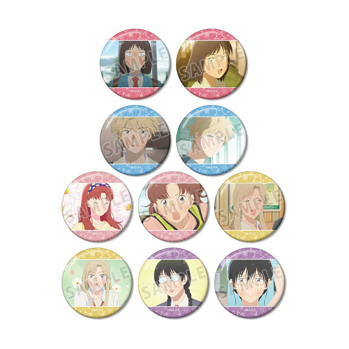 TVアニメ『スキップとローファー』トレーディング場面写グリッター缶バッジ(BOX＝10個)