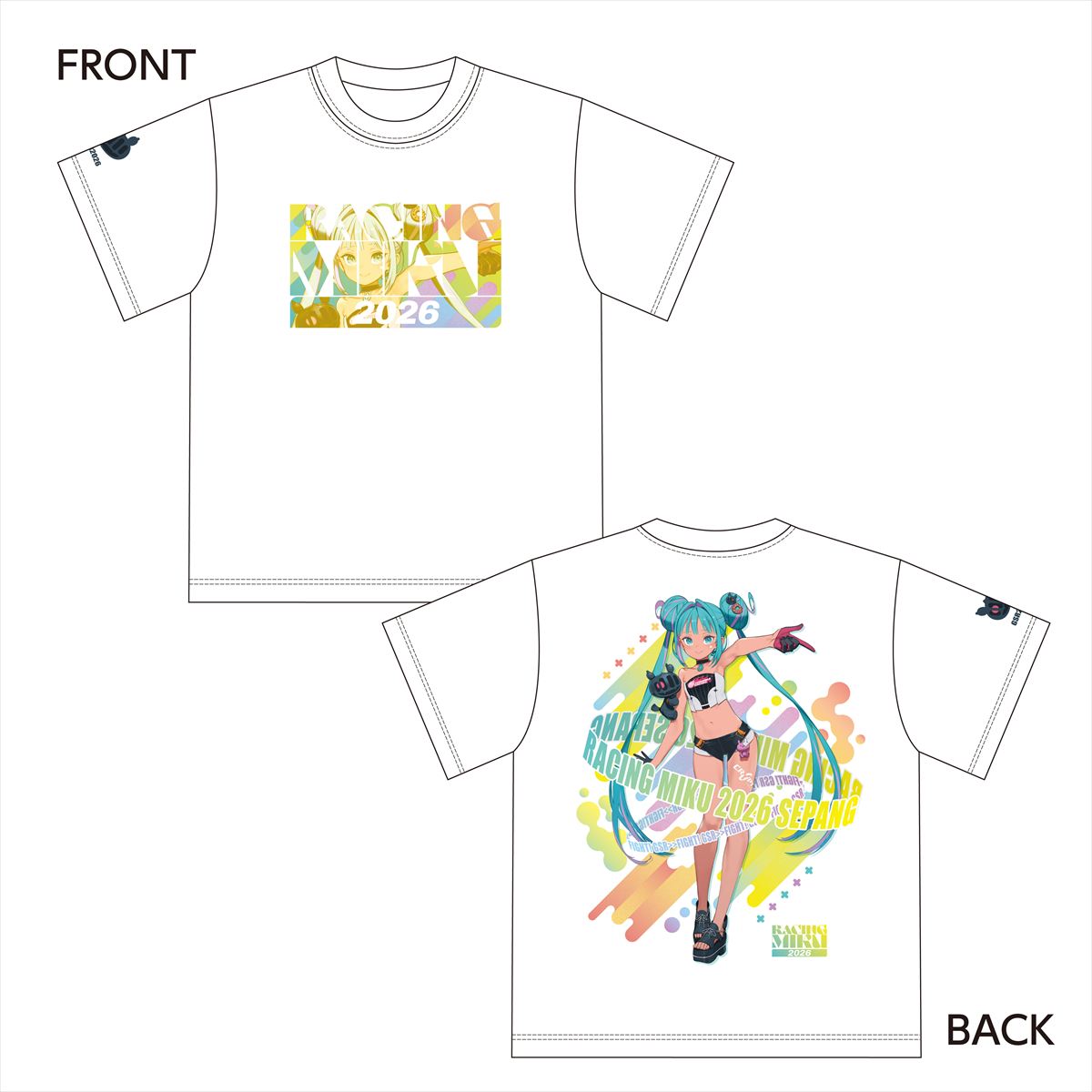 初音ミク GTプロジェクト レーシングミク 2026 セパンVer． Tシャツ（Lサイズ）