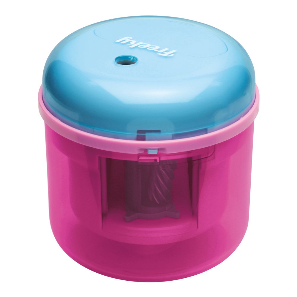 ソニック 鉛筆削り 乾電池式 電動鉛筆削り フリーキー ピンク SK-4928-P