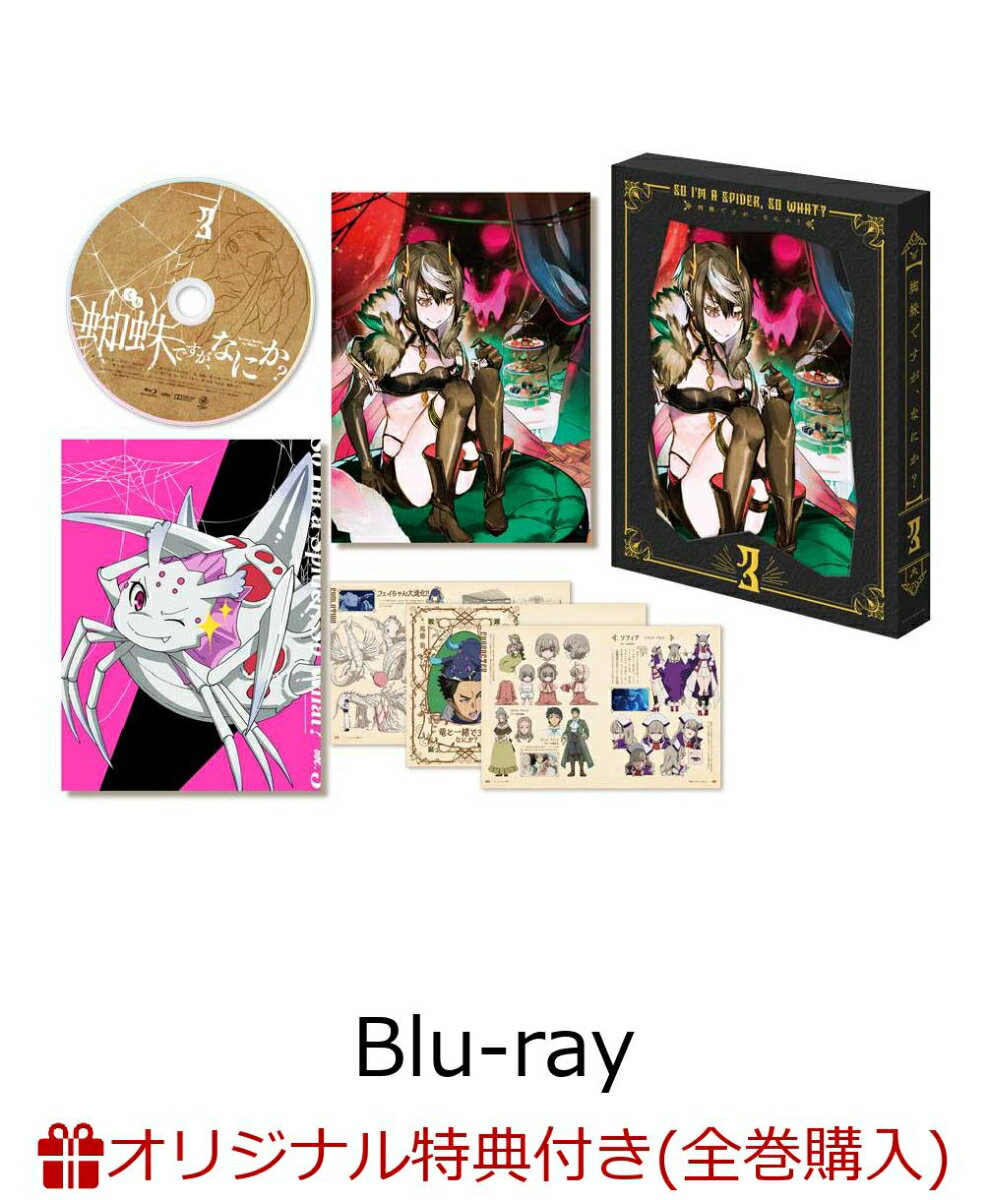 【楽天ブックス限定全巻購入特典】蜘蛛ですが、なにか？ Blu-ray BOX 第3巻【Blu-ray】(オリジナルB2ブランケット)