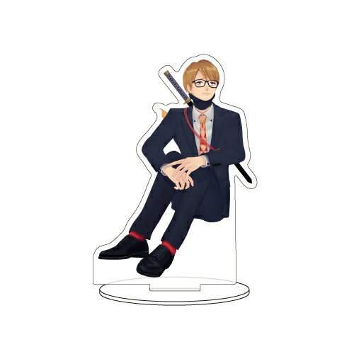 キャラアクリルフィギュア「ガッチマンV」04/体育座りのポーズ【グッズ】