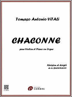 【輸入楽譜】ヴィタリ(ヴィターリ), Tommaso Antonio: シャコンヌ(バイオリンとピアノまたはオルガン)