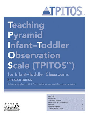 Teaching Pyramid Infant-Toddler Observation Scale (Tpitos(tm)) for Infant-Toddler Classrooms, Resear