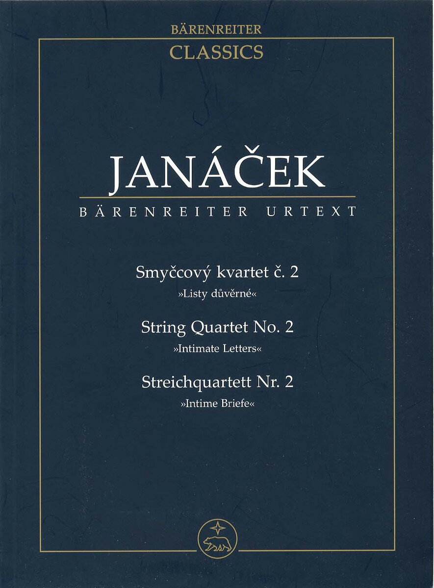 【輸入楽譜】ヤナーチェク, Leos: 弦楽四重奏曲 第2番 「ないしょの手紙」 [ ヤナーチェク, Leos ]