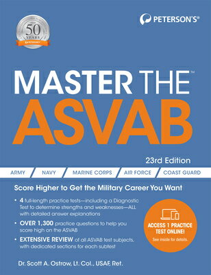 Master the ASVAB MASTER THE ASVAB 23/E （Master the） [ Peterson's ]