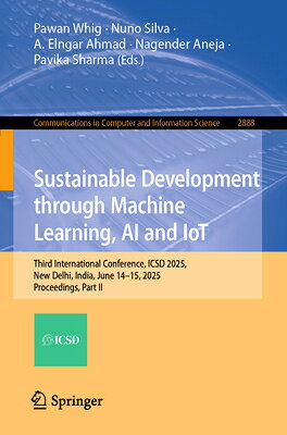 Sustainable Development Through Machine Learning, AI and Iot: Third International Conference, Icsd 2