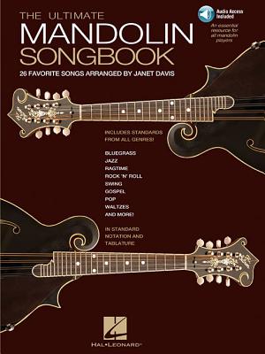 The Ultimate Mandolin Songbook contains multiple versions varying in difficulty of 26 of the most popular songs from bluegrass, jazz, ragtime, rock, pop, gospel, swing and other genres, in both standard notation and mandolin tab. The songs are arranged by Janet Davis to appeal to players of all levels, and the two included CDs feature her performing demos for listening and playing along. Arrangements in the book feature alternate licks, endings, segues and turnarounds for improvising. Picking styles include: tremolo, Monroe style, fiddle style, double stops, crosspicking, triplet style, jazz style and more. The songs are in various tunings and keys, and the lyrics and history are included for each. Songs: Alabama Jubilee * Autumn Leaves * The Entertainer * Great Balls of Fire * How Great Thou Art * Limehouse Blues * Orange Blossom Special * Rawhide * Stardust * Tennessee Waltz * Yesterday * You Are My Sunshine * and more!