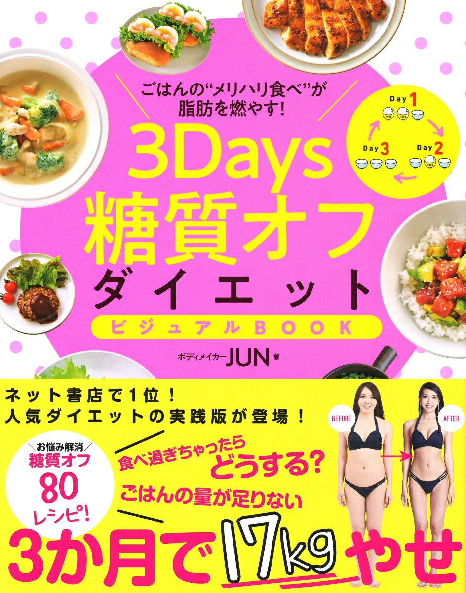 3Days糖質オフダイエット ビジュアルBOOK ボディメイカーJUN