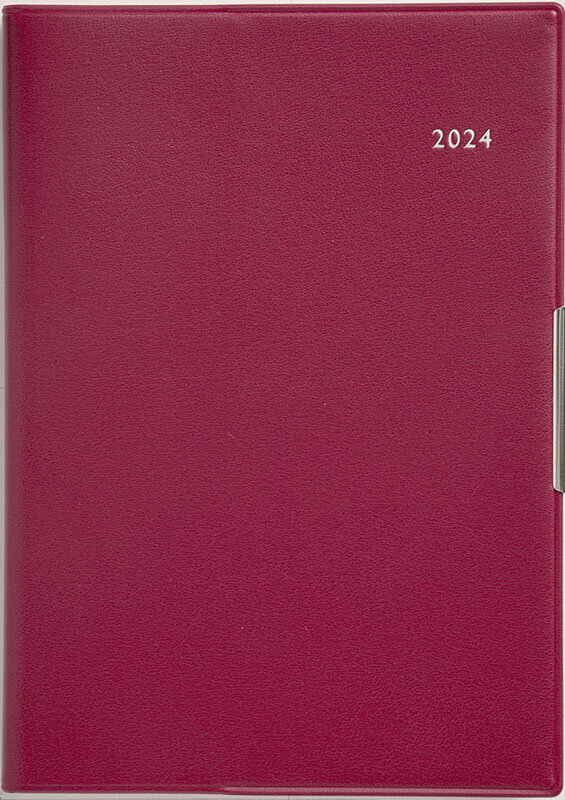 2024年　手帳　1月始まり　No.242　フェルテ(R) 12　　[赤]高橋書店　B6判　　ウィークリー （フェルテ）