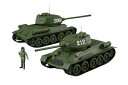 1/76 スペシャルワールドアーマーシリーズ ソビエト中戦車 T-34/85 (2両セット) 【SWA34】 (プラモデル)