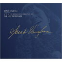 Sarah Vaughanライヴ・アット・ベルリン・フィルハーモニー1969 サラ・ヴォーン 発売日：2021年04月10日 JAN：0194398732428 TLR2004037 Lost Recordings CD ジャズ ヴォーカル 輸入盤
